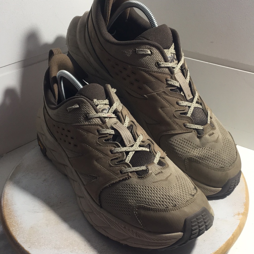 Hoka Anacapa Breeze Mens Tan Athletic Shoe Vibram Sol… Gem